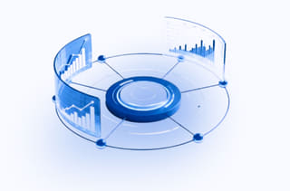 Blank Ertragschaft Dashboard mit Handelssignalen und Performance-Daten